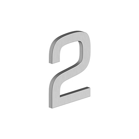 Deltana 4 NUMBER 2, E SERIES W/ RISERS, STAINLESS STEEL in Brushed Stainless RNE-2U32D